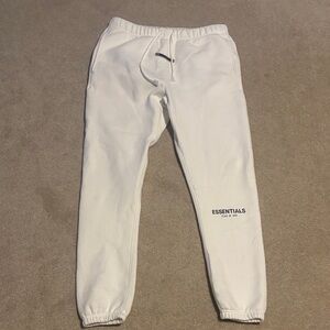 Essentials Classic White Joggers